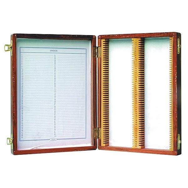 Wooden Slide Storage Box For 25 Slides, United Scientific, Mfr#: WSB025