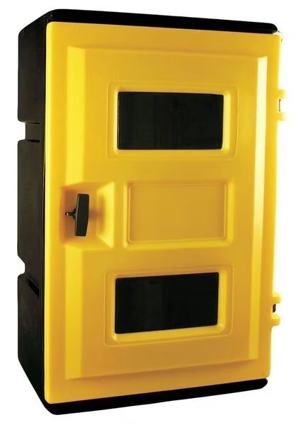 Safety Cabinet, SCBA, 27-1/2" H, 21-1/2" W, Yellow, EnjoyTool Select, Mfr#: 6ATL9