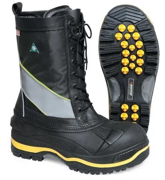 Winter Boots, Mens, 10, Lace, Steel, PR, Baffin, Mfr#: POLA-MP01-BK2