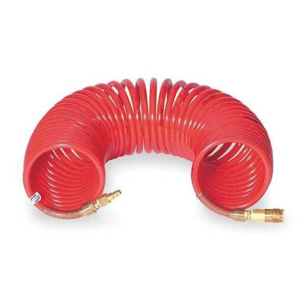 Coiled Airline Hose, 50 ft. L, Nylon, Bullard, Mfr#: V55030