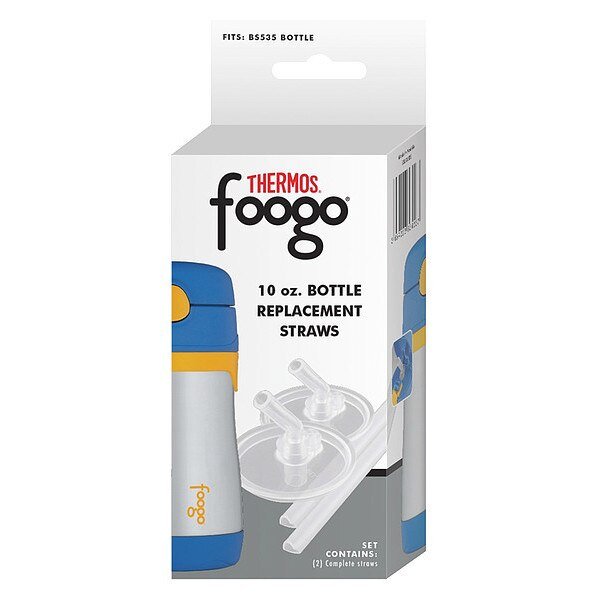 BS535 Replacement Straw, Clear, Thermos, Mfr#: BS535RS6