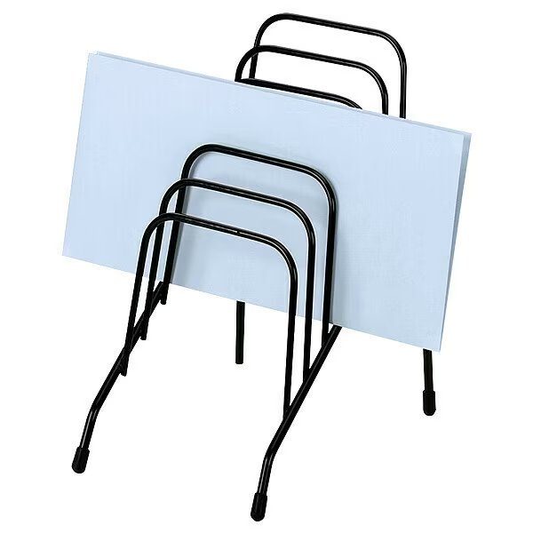 File Holder, Black, Envelope/Memo, 6 Comp, Fellowes, Mfr#: 72613