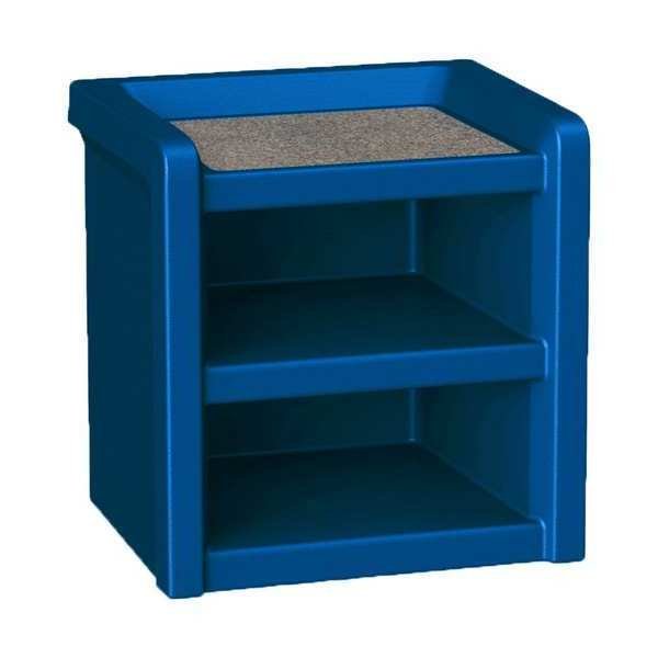 Night Stand, Plastic, Laminate Top, Blue, Cortech, Mfr#: 7609SB