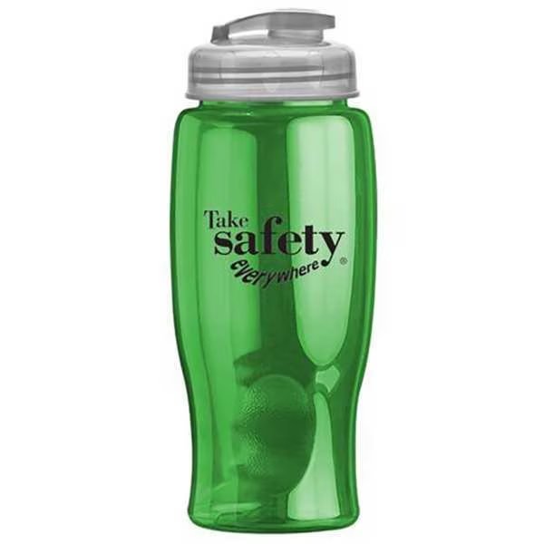 Water Bottle, 27oz., Green, Quality Resource Group, Mfr#: TB27USS