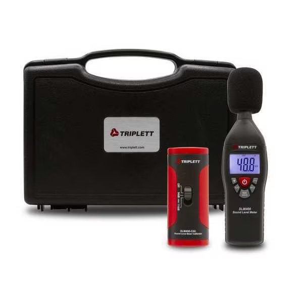 Sound Meter and Calibrator Kit, Triplett, Mfr#: SLM400-KIT-NIST