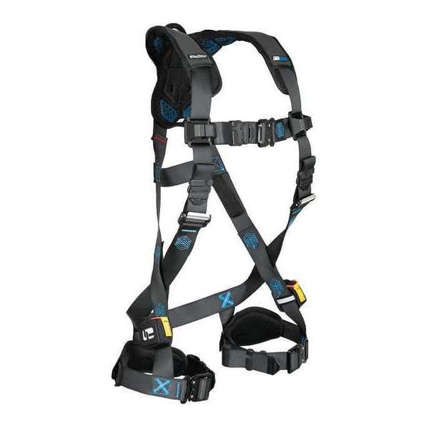 Fall Protection Harness, M, Polyester, Falltech, Mfr#: 8124BQCM