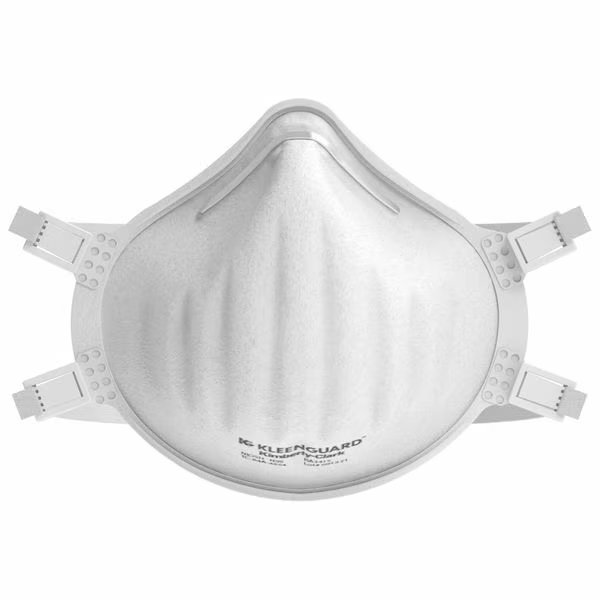Particulate Respirator, N95, White, PK10, Kleenguard, Mfr#: 54627