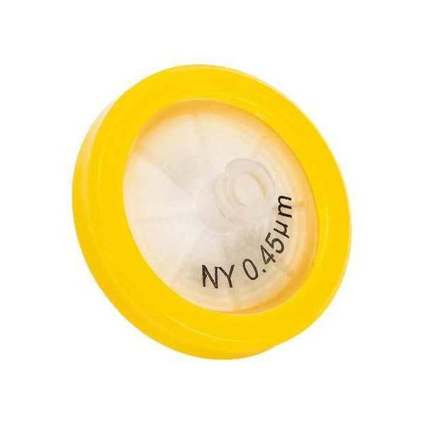 Syringe Filter, 30 mm Dia, 100 mL, PK100, Globe Scientific, Mfr#: SF-NYLN-4530