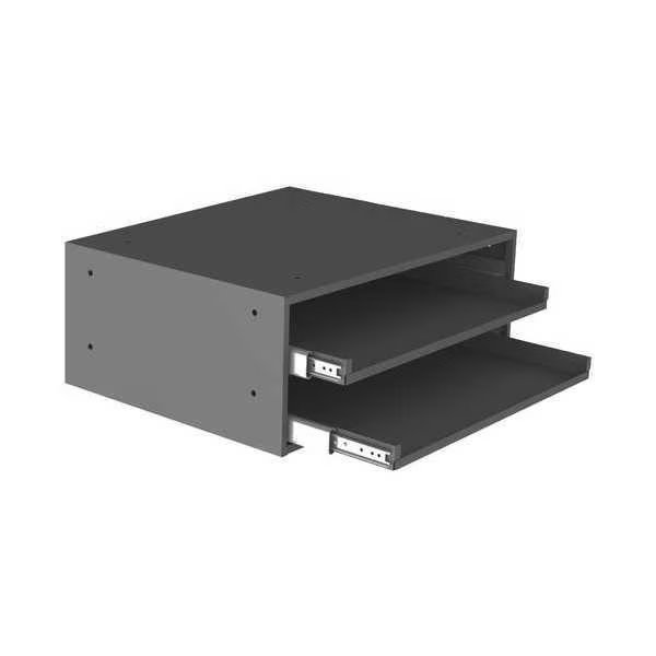 Bearing Slide Rack Cabinet, Steel, Gray, Durham Mfg, Mfr#: 302B-15.75-95