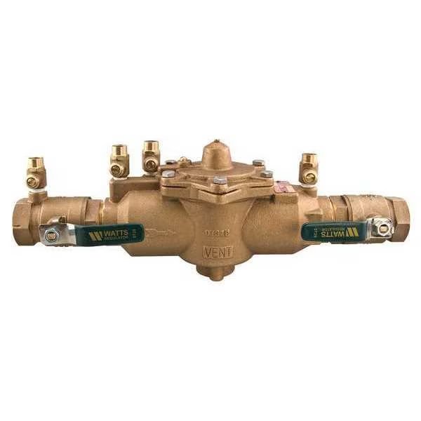 Backflow Preventer, Size 1 1/4", 175 psi, Watts, Mfr#: 1 1/4 LF009M2-QT
