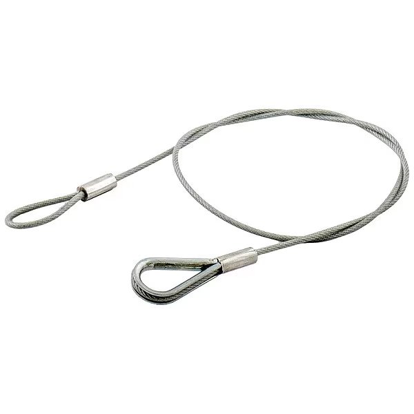 Safety Chain, 1-25Lb, w/Safety Clip, Steel, Hubbell, Mfr#: SC-BG2