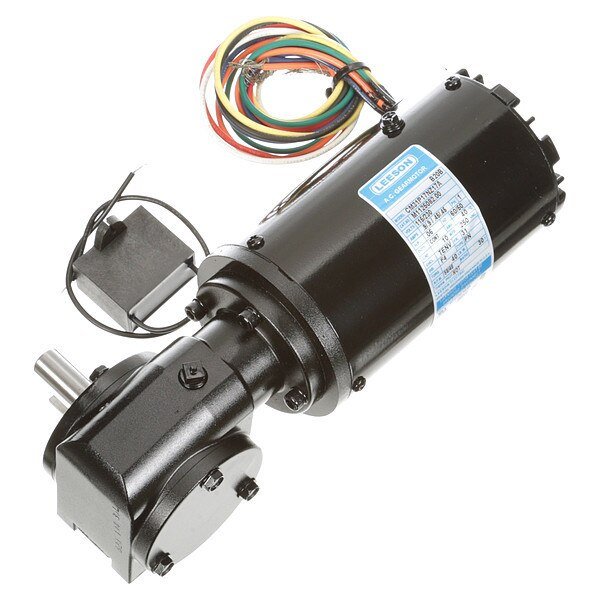 AC Gearmotor, TENV, 58RPM, 115V AC, Leeson, Mfr#: M1125082.00