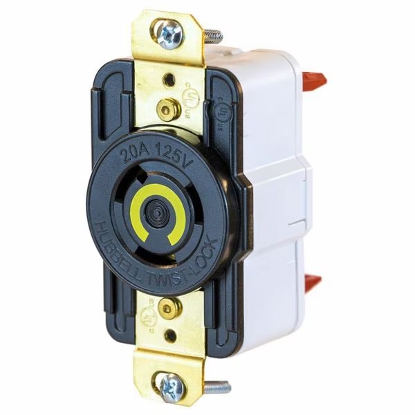 Locking Receptacle, Hubbell, Mfr#: HBL2310ST