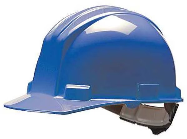 Front Brim Hard Hat, Type 1, Class C, Ratchet (4-Point), Blue, Bullard, Mfr#: 62KBR