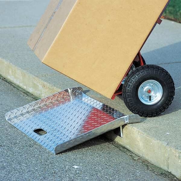 Curb Ramp, Aluminum, 26 In. W, 18 In. L, EnjoyTool Select, Mfr#: LCRU2618