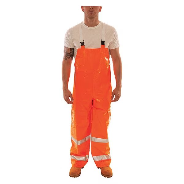 ComfortBrite Flame Resistant Rain Overall, Orange, M, Tingley, Mfr#: O53129