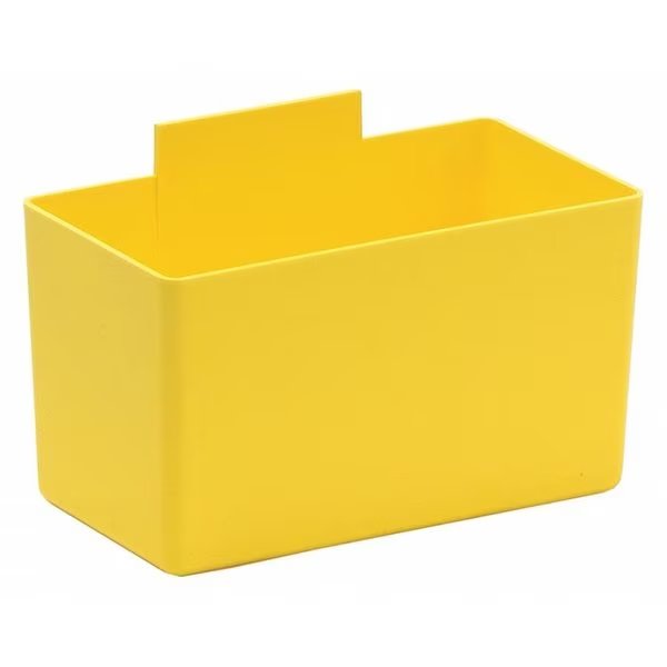 Yellow Plastic Bin Cups, Quantum Storage Systems, Mfr#: QBC112YL