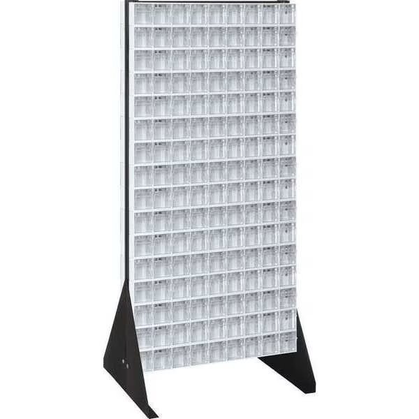 Steel; Plastic Bin Storage Rack White, Quantum Storage Systems, Mfr#: QFS248-309WT