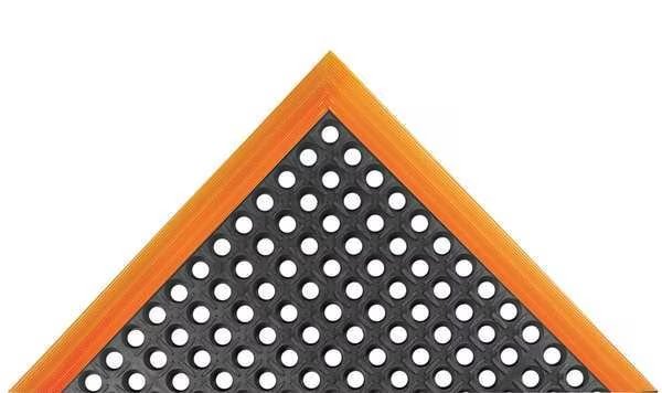 Mini-Diamond Studded Top Antifatigue Mat 3 ft 2 in W x 10 ft 6 in L, 7/8 In, Notrax, Mfr#: 549S3124OB
