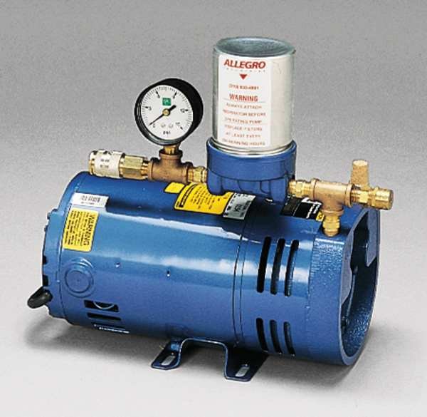 Ambient Air Pump, 0 to 10 psi, 5.5 AC, Allegro Industries, Mfr#: 9806 OBAC