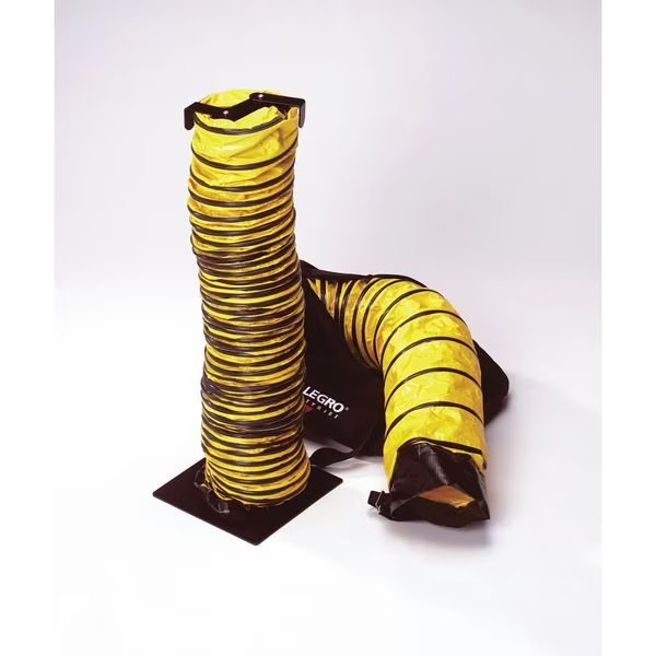 Blower Ducting, 6 ft., Black/Yellow, Allegro Industries, Mfr#: 9500-06