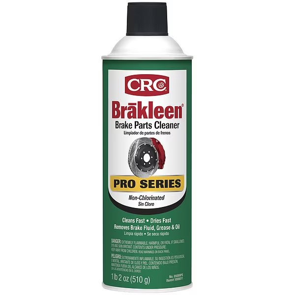 Brakleen Pro Series Non-Chlorinated Brake Parts Cleaner, 18 oz Can, Solvent Based, Crc, Mfr#: 05088PS