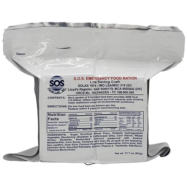 Emergency Food Ration Packet, 17.7 oz, First Aid Only, Mfr#: 805958
