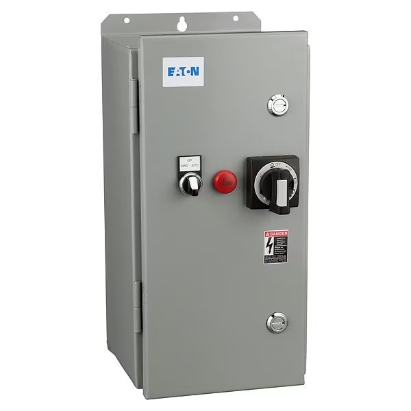 CombMotorStart, Therm, 480VAC, SelectSwtch, Eaton, Mfr#: ECX77D8CJB-K
