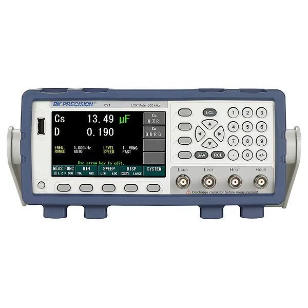 LCR Meter, LCD, w/ Kelvin Clips, B&K Precision, Mfr#: 891