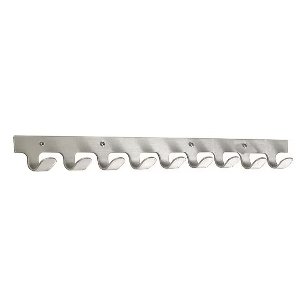 Coat Hook, 10 Hooks, 30 In W, Satin Alumin, Glaro, Mfr#: 230SA