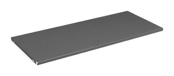 Shelf, 36 in W x 24 in D, Gray, Tennsco, Mfr#: 302  MED GRAY