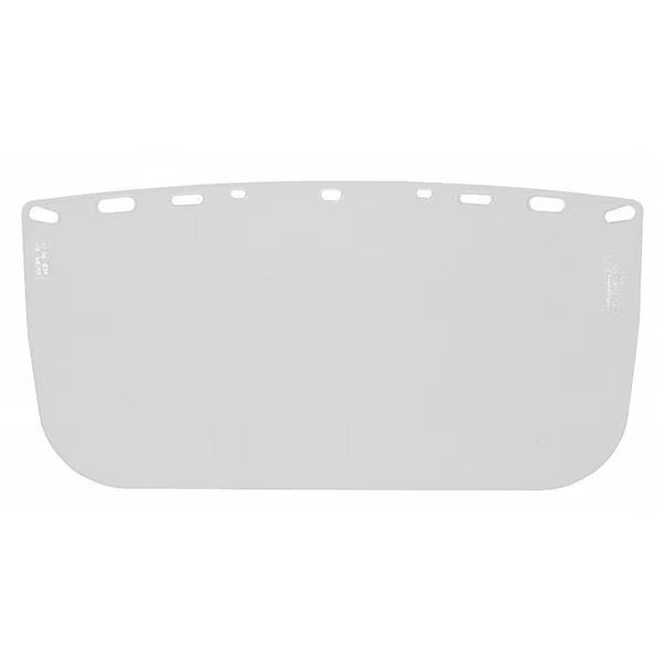 Hard Hat Clear Visor, Flat, Polyester, Bullard, Mfr#: 840ME