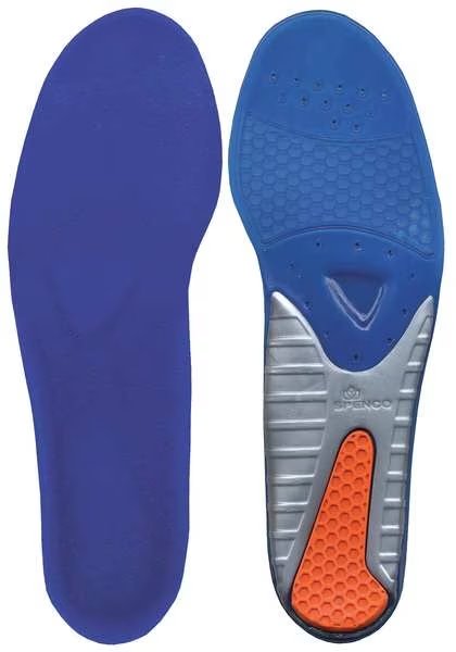 Gel Insole, Unisex, Fits M 10-11 W12-13, PR, Spenco, Mfr#: 39818