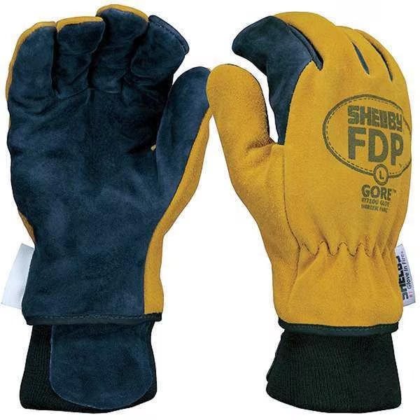 Firefighters Gloves, M, Pigskin Lthr, PR, Shelby, Mfr#: 5225 M