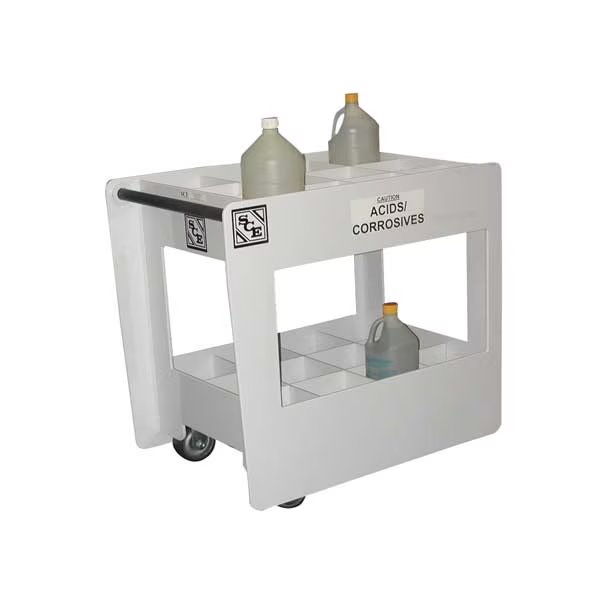 Chemical Transfer Cart, 100 lb, 24 Bottle, EnjoyTool Select, Mfr#: SCE-1001-24