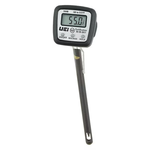 Digital Pocket Thermometer, Uei Test Instruments, Mfr#: 550B