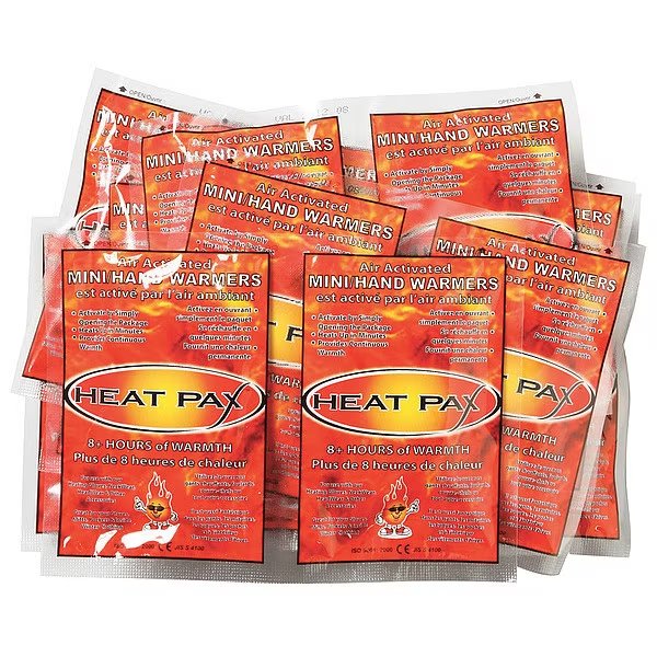 Hand Warmer, 2 In x 3-1/2 In, PR, PK10, Techniche, Mfr#: 5551
