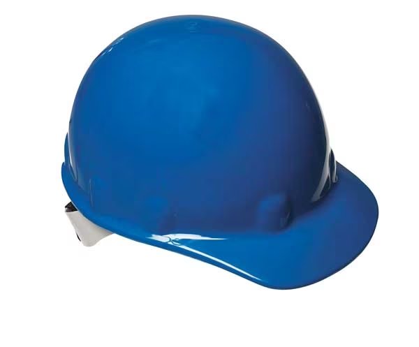 Front Brim Hard Hat, Type 1, Class E, Ratchet (8-Point), Blue, Fibre-Metal By Honeywell, Mfr#: E2RW71A000