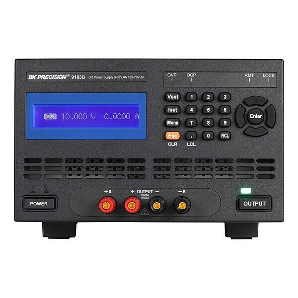 DC Power Supply 0-35V, 6A / 35-70V, 3A, B&K Precision, Mfr#: 9183B