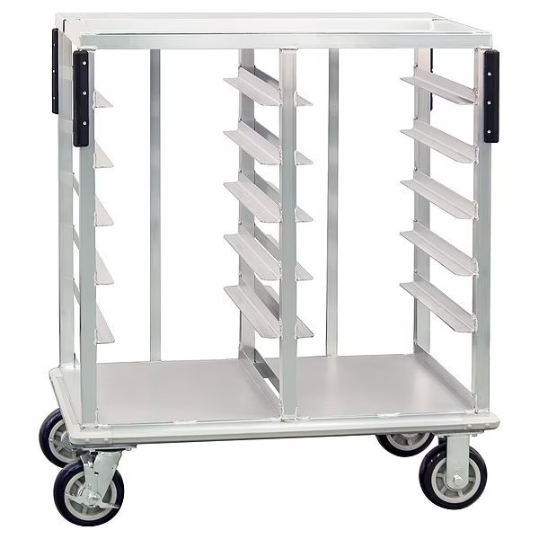 Meal Delivery Cart, 42 3/4 in H, Aluminum, New Age Industrial, Mfr#: 96005