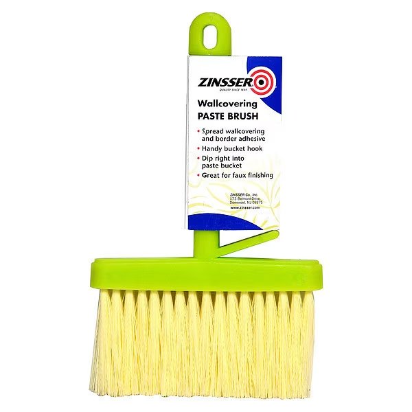 Wallpaper Paste Brush, 6 in L, 2 in W, Zinsser, Mfr#: 97501