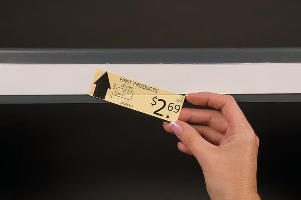 Label Holder, 3INX48IN, Clear strip, PK6, Aigner Index, Mfr#: 483006