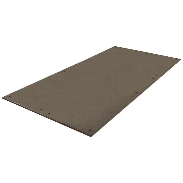 Ground Protection Mat, High Density Polyethylene, 8 ft Long x 4 ft Wide, 18/25 in Thick, Checkers, Mfr#: AM48S1