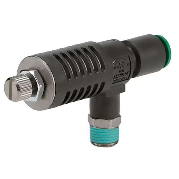 Speed Exhaust Control Valve, 12mm, 1/2 In, Smc, Mfr#: ASV510F-04-12S