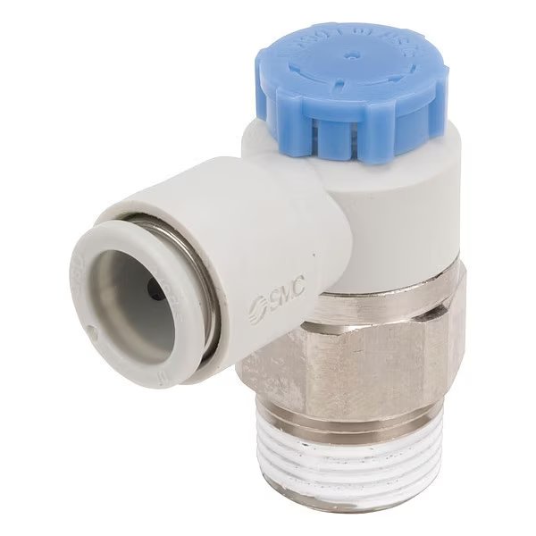 Speed Control Valve, 8mm Tube, 3/8 In, Smc, Mfr#: AS3211F-03-11SA