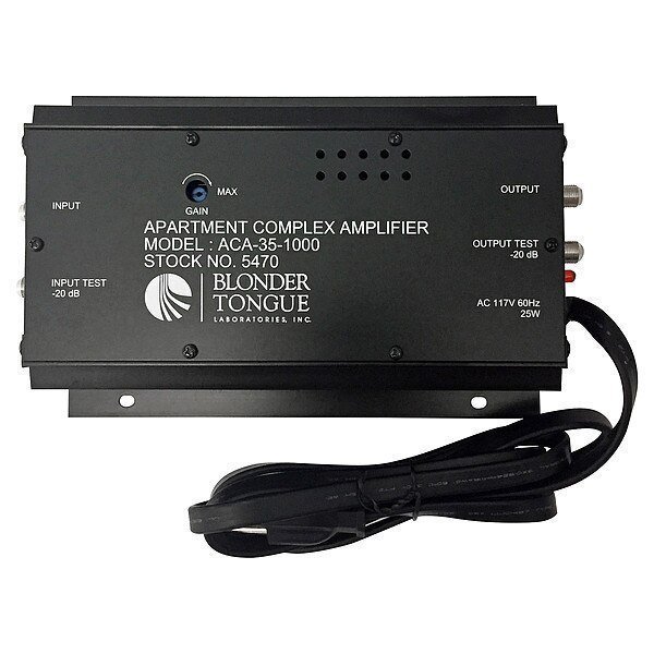 Amplifier, Apartment, 35dB, 40-1000MHz, Blonder Tongue, Mfr#: ACA-35-1000