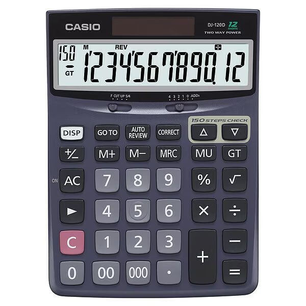 Calculator, Casio, Mfr#: DJ120D