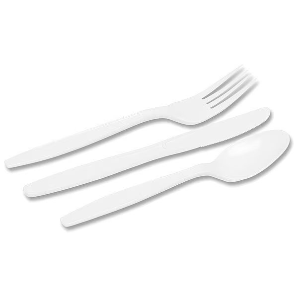 Disposable Cutlery Combo, White, PK1008, Dixie, Mfr#: DIX CM168