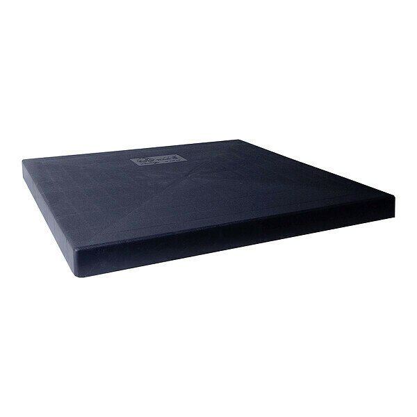 Mounting Pad, Square, 1.7 lb, 36 in L, Blk, Diversitech, Mfr#: EP3636-3