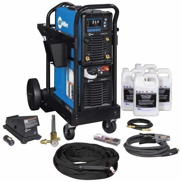 TIG Welding Package, 210A, Blue, Miller Electric, Mfr#: 951936